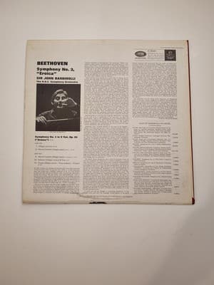 BEETHOVEN Eroica Symphony No. 3 1968 Vinyl LP Angel S-36461 - VG+ - Thumbnail 2
