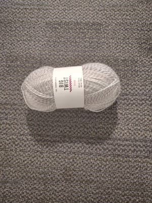 Jo-Ann Big Twist Vivid DK Medium Weight Ombre Acrylic Yarn - 1 Skein Grey - Thumbnail 5