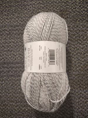 Jo-Ann Big Twist Vivid DK Medium Weight Ombre Acrylic Yarn - 1 Skein Grey - Thumbnail 2