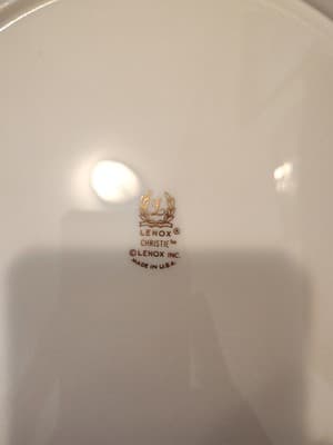 LENOX China CHRISTIE Dinner Plate L CHR 10 3/4" - Thumbnail 3