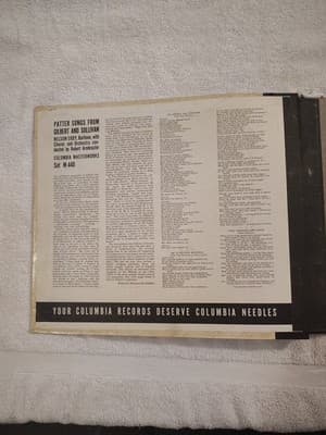 Nelson Eddy- Patter Songs From Gilbert & Sullivan NEW 1941 M-440 Shellac 10'' - Thumbnail 2