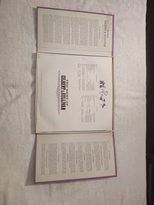 Vintage Records Vinyl The Best of Gilbert & Sullivan Boxed Collection Fold Out - Thumbnail 5