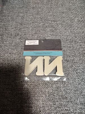 Hobby Lobby Woodpile 1.75” Wood Letters (4 Pieces Of Letter N) Still Sealed New - Thumbnail 2