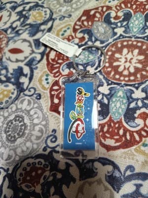Disney Plastic Double Sided Keychain - Thumbnail 2