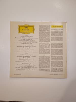 DAVID UND IGOR OISTRACH -BACH / BEETHOVEN / VIVALDI- 1964 GERMAN LP VIOLIN - Thumbnail 2