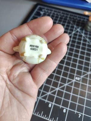 MINIATURE 1.5” X 2” PVC TEA POT WITH FACE ON FRONT FIGURE UNBRANDED (MF175) - Thumbnail 4