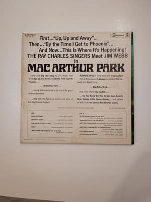 The Ray Charles Singers Mac Arthur Park Record Album Vinyl LP RS 936 SD 1968 - Thumbnail 2