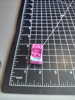 Disney Minnie Mouse Car Figurine Collectible Toy 1.25” Mickey Mouse & Friends - Thumbnail 2