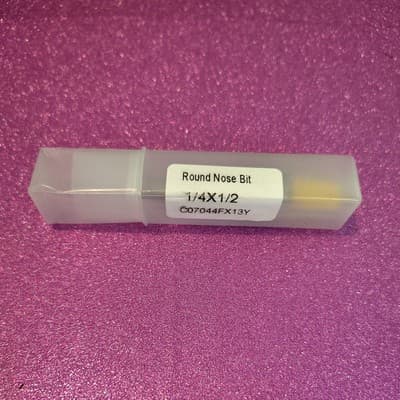 Round Nose Bit Core Box Bowl Tray Template Dish Router Cutter 1/4in Shank 1/2in - Thumbnail 3