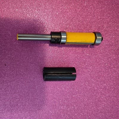New 1/4 Shank Top Bottom Bearing Flush Trim Router Bit For Woodworking BX - Thumbnail 3