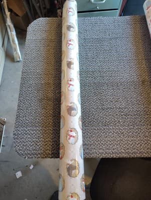 8 Pack Christmas Wrapping Paper Rolls Various Prints And Square Ft-NEW - Thumbnail 8