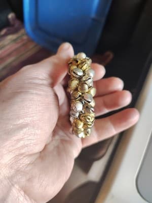 Cute wreath of Gold and Silver Metal Bells - Thumbnail 2