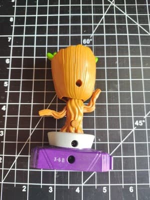 McDonald's Happy Meal Toy Marvel Heroes Guardians Galaxy I AM GROOT Pot Plant - Thumbnail 2