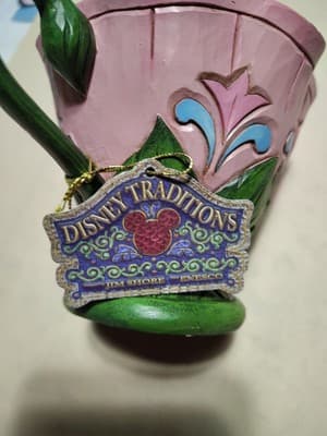 Jim Shore Disney Traditions Tink Sitting in Flower 6008076 - Thumbnail 4