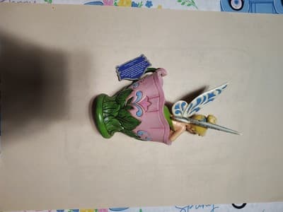 Jim Shore Disney Traditions Tink Sitting in Flower 6008076 - Thumbnail 2