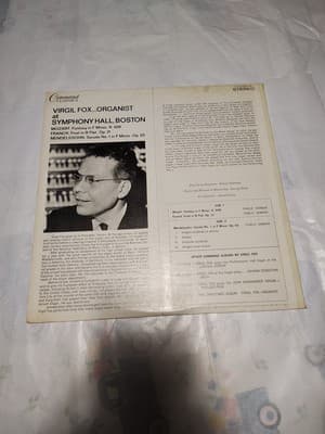 Virgil Fox Organist At Symphony Hall Boston LP Vinyl Record Album sealed N - Thumbnail 2