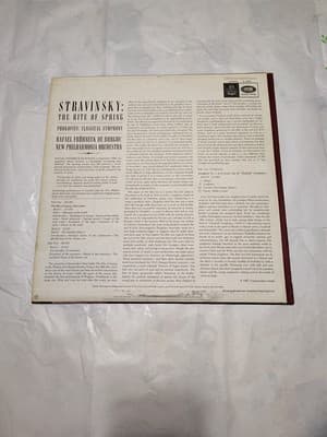Frühbeck de Burgos STRAVINSKY The Rite of Spring PROKOFIEV 1967 Angel EX/VG - Thumbnail 2