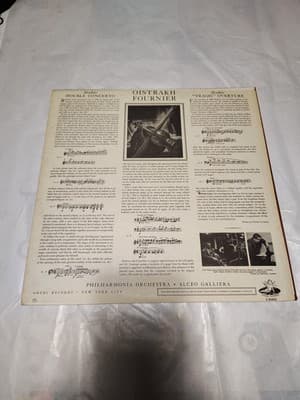 VINYL LP RECORD 1970S DAVID OISTRAKH PIERRE FOUNRNIER BRAHMS DOUBLE CONCERTO - Thumbnail 2