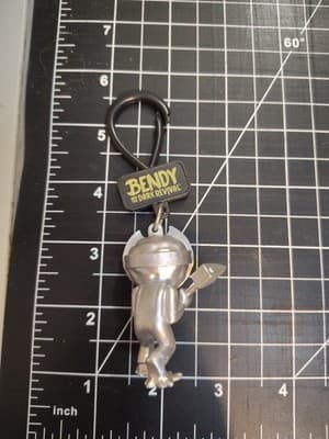 BENDY AND THE DARK REVIVAL SERIES 3 COLLECTOR CLIPS SINGLE LOOSE SILVER SAMMY - Thumbnail 2