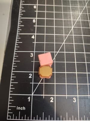 Minecraft Mini-Figures Stone Series 2 1" Pig with Saddle Figure Mojang - Thumbnail 6