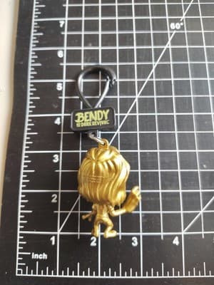 Bendy and the Dark Revival Collector Clip Gold Audrey Loose No Box B02 - Thumbnail 2