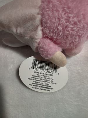 Fuzzy Friends Easter Plush Gnome with Bunny Ears - Pink/Pink, 7” - Thumbnail 3