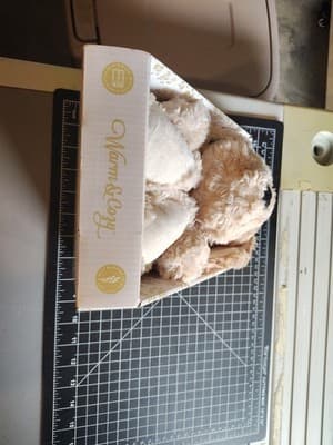 Warmies Puppy Heated Microwavable Soothing Lavender Scent Warm Cuddle Toy Plush - Thumbnail 5