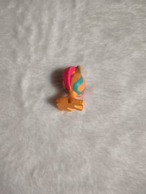 Twozies Series 1 "Zoe" Ultra Rare Pet Neon Baby Zebra 1" Figure Character - Thumbnail 2