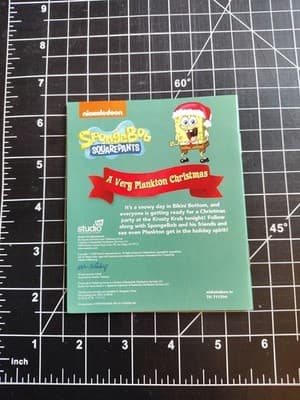 Nickelodeon Fun Studio Intl. Mini Book SpongeBob A Very Plankton Christmas - Thumbnail 2
