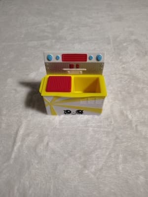Shopkins Season 3 Food Fair Fast Food Collection Kooky Cooker Yellow Fryer - Thumbnail 2