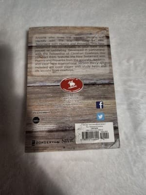 BOOK The Way for Cowboys New Testament with Psalms and Proverbs NEW - Thumbnail 2