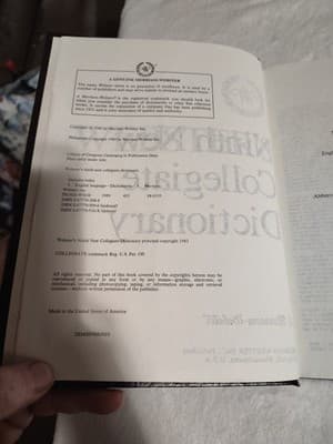 Webster's Ninth New Collegiate Dictionary 1983 - Thumbnail 5