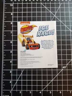 Nickelodeon Fun Studio Intl. Mini Book Blaze And The Monster Machines Ice Race - Thumbnail 2