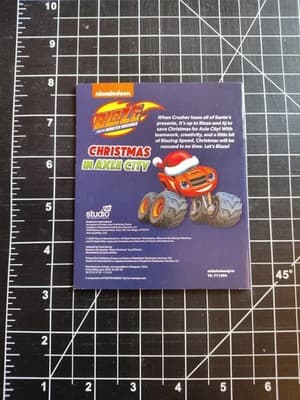 Nickelodeon Fun Studio Intl. Mini Book Blaze And The MM Christmas And Axle City - Thumbnail 2