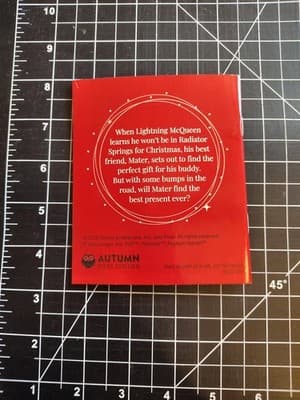 Disney Autumn Publishing Mini Book Cars The Best Present Ever - Thumbnail 2