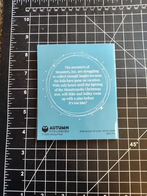 Disney Autumn Publishing Mini Book Pixar Monsters Inc Christmas Laughs - Thumbnail 2
