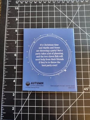 Disney Autumn Publishing Mini Book Pixar Finding Nemo A Big Blue Christmas - Thumbnail 2