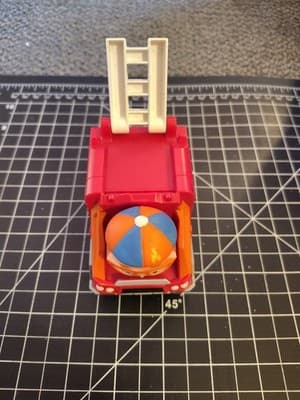 Blippi Mini Fire Truck Vehicle 2019 Kideo Jazwares Red with Ladder - Thumbnail 5