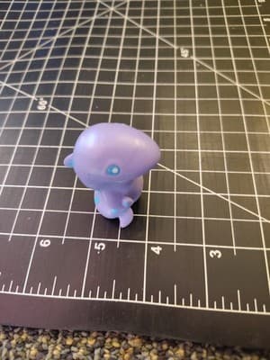Disney Miniature Shark Figure Purple Smiling Cake Topper-Just Play 1.5" Tall - Thumbnail 3