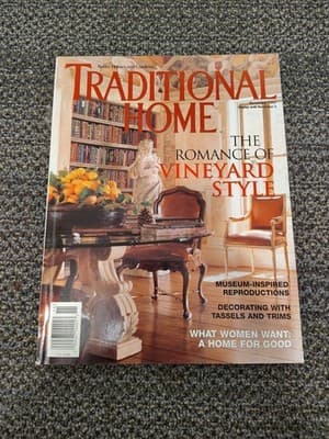 TRADITIONAL HOME MAGAZINE Vintage Ads Nov 1997 The Romance Of Vineyard Book BB7