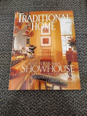 Traditional Home Magazine, March 2001. Built for Women Showhouse 14 Designers
