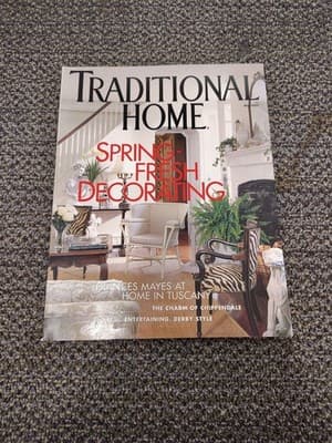 Traditional Home Magazine May 2002 Spring-Fresh Decorationg