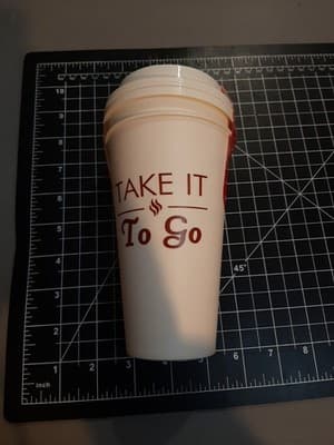 Take It To Go Plastic Cup