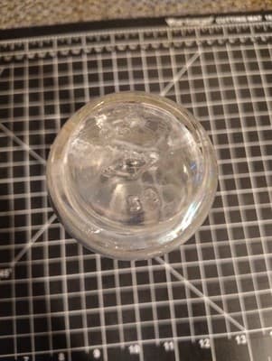 Vintage Clear Listerine Glass Bottle, No Chips Or Cracks - Thumbnail 4
