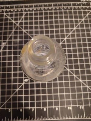Vintage Clear Listerine Glass Bottle, No Chips Or Cracks - Thumbnail 5