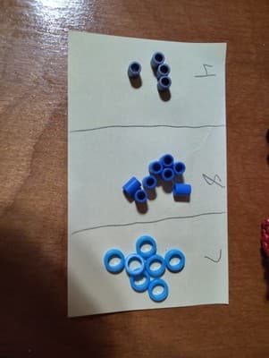 611 KNEX Rods & Connectors Mix Standard Classic Parts Replace K'NEX - Thumbnail 11