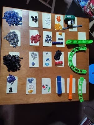 611 KNEX Rods & Connectors Mix Standard Classic Parts Replace K'NEX - Thumbnail 22
