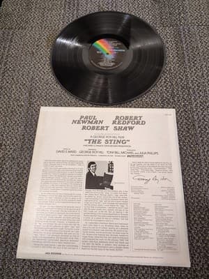 Marvin Hamlisch Featuring The Music Of Scott Joplin The Sting Vinyl Record LP - Thumbnail 2