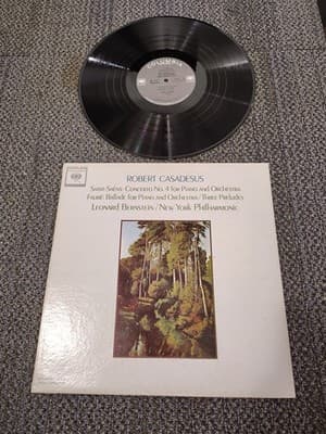 Robert Casadesus Leonard Bernstein 1962 Columbia MS 6377 NY Philharmonic Boston