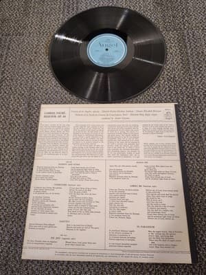 Gabriel Fauré Requiem LP Vinyl Album Record Classical - Thumbnail 2